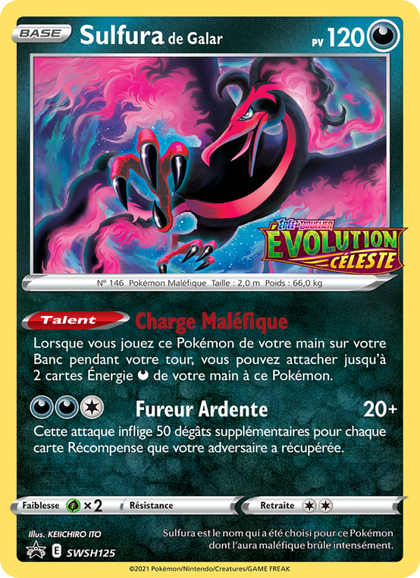 Sulfura de Galar SWSH125 — Sword & Shield Promos (French Pokémon TCG card)