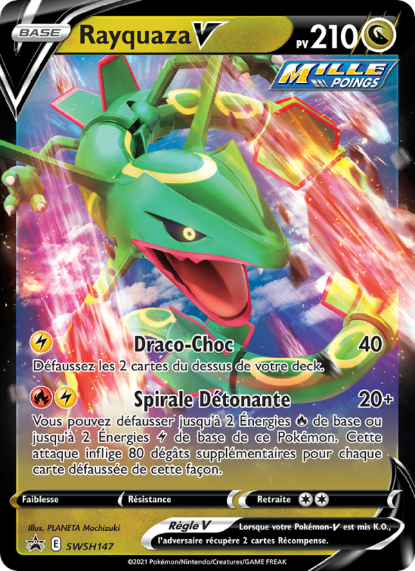 Rayquaza V SWSH147 — Sword & Shield Promos (French Pokémon TCG card)