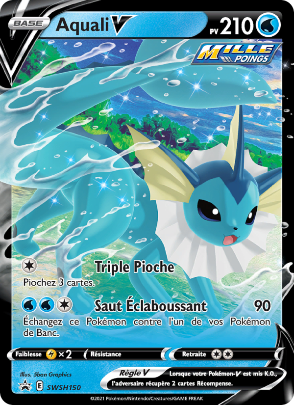 Aquali V SWSH150 — Sword & Shield Promos (French Pokémon TCG card)