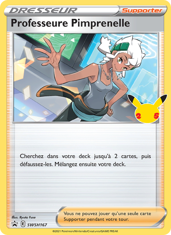 Professeure Pimprenelle SWSH167 — Sword & Shield Promos (French Pokémon TCG card)