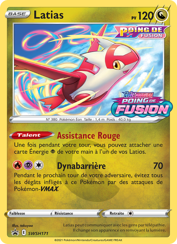 Latias SWSH171 — Sword & Shield Promos (French Pokémon TCG card)