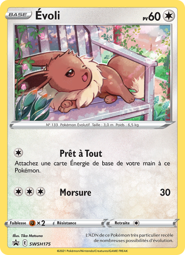Évoli SWSH175 — Sword & Shield Promos (French Pokémon TCG card)