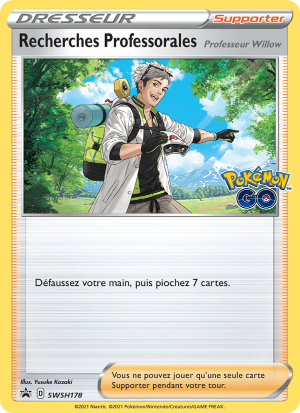 Recherches Professorales SWSH178 — Sword & Shield Promos (French Pokémon TCG card)