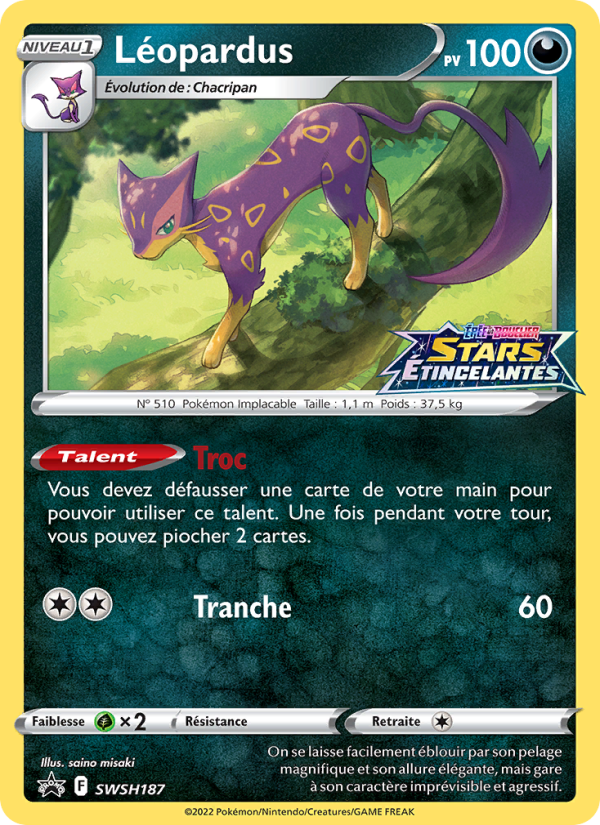 Léopardus SWSH187 — Sword & Shield Promos (French Pokémon TCG card)