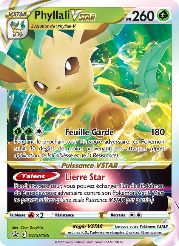 Phyllali VSTAR SWSH195 — Sword & Shield Promos (French Pokémon TCG card)