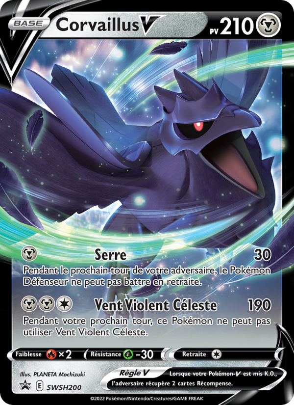 Corvaillus V SWSH200 — Sword & Shield Promos (French Pokémon TCG card)