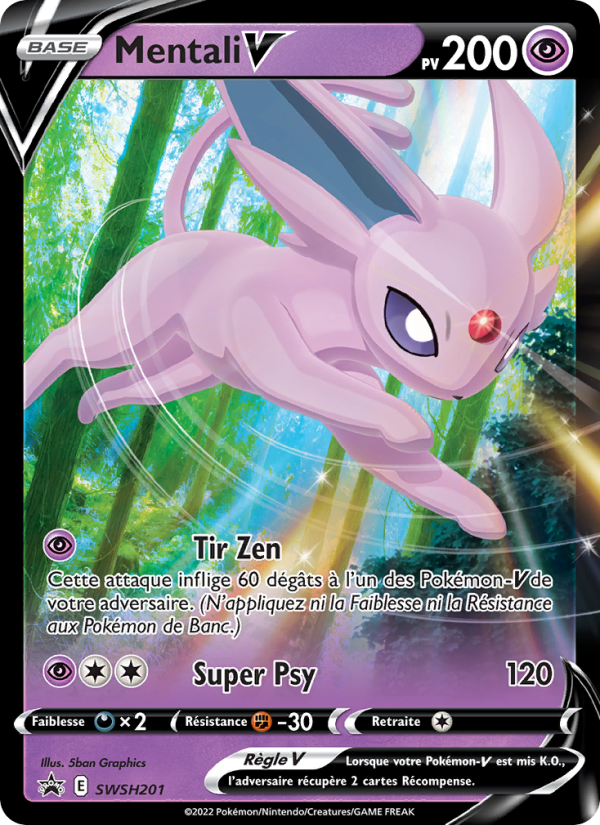 Mentali V SWSH201 — Sword & Shield Promos (French Pokémon TCG card)