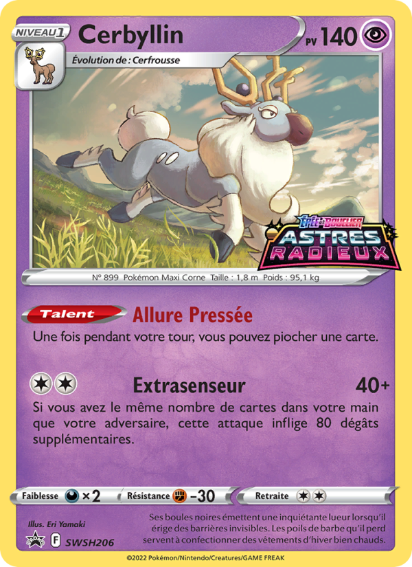 Cerbyllin SWSH206 — Sword & Shield Promos (French Pokémon TCG card)