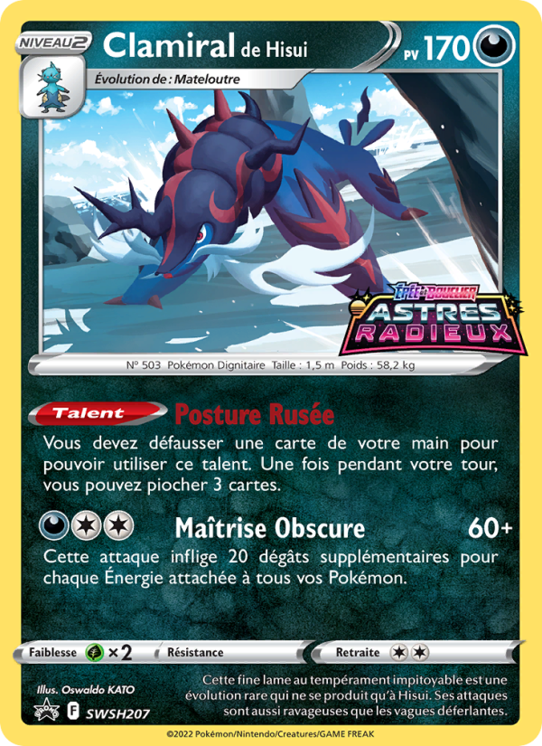 Clamiral de Hisui SWSH207 — Sword & Shield Promos (French Pokémon TCG card)
