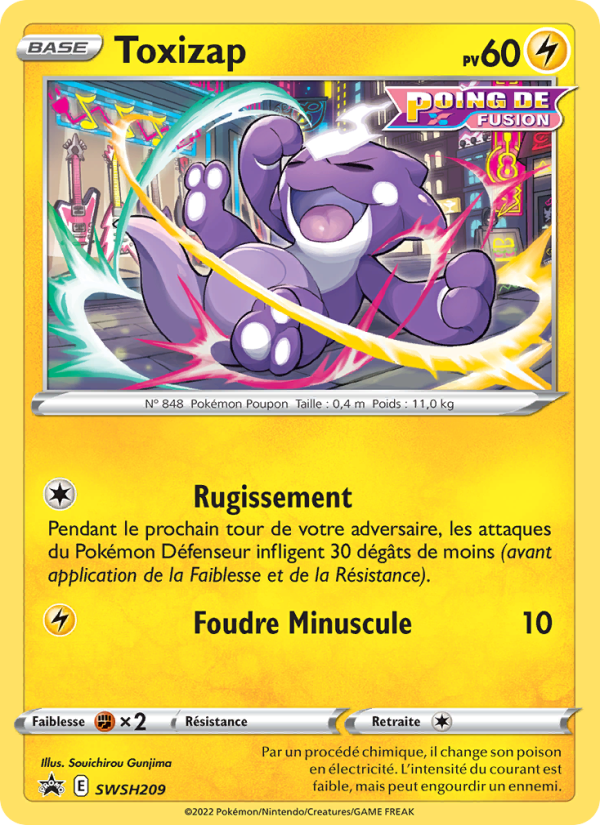 Toxizap SWSH209 — Sword & Shield Promos (French Pokémon TCG card)