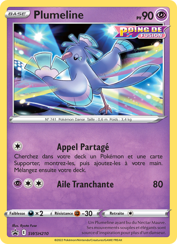 Plumeline SWSH210 — Sword & Shield Promos (French Pokémon TCG card)