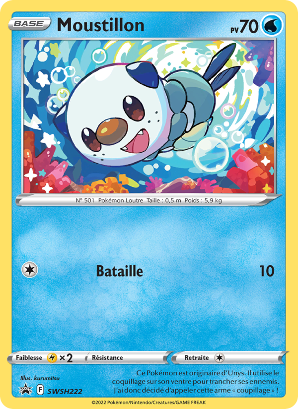 Moustillon SWSH222 — Sword & Shield Promos (French Pokémon TCG card)