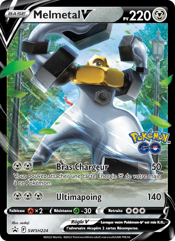 Melmetal V SWSH224 — Sword & Shield Promos (French Pokémon TCG card)