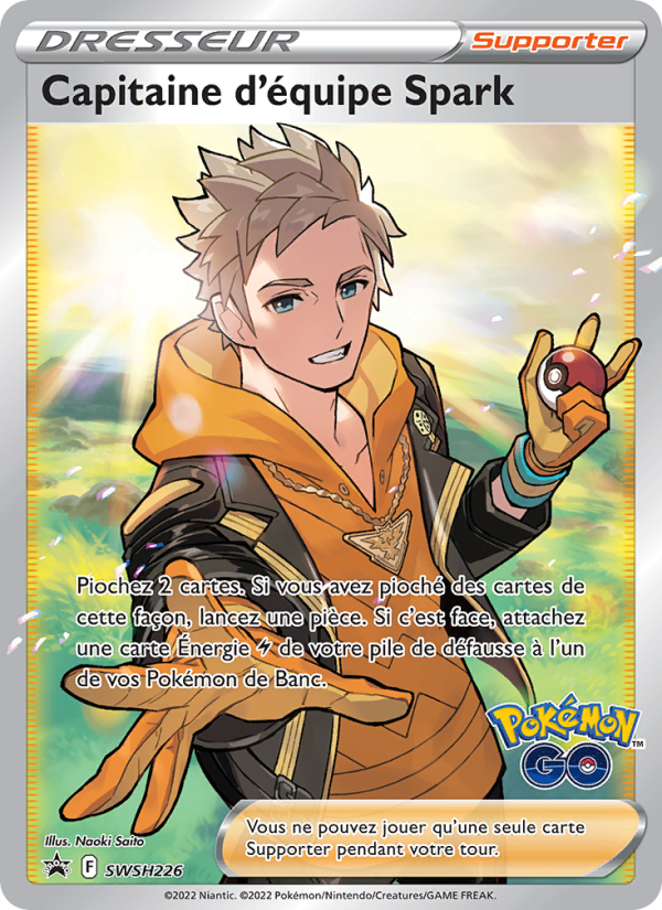 Capitaine d'équipe Spark SWSH226 — Sword & Shield Promos (French Pokémon TCG card)