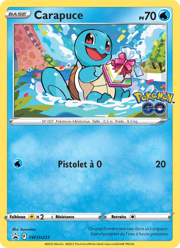 Carapuce SWSH233 — Sword & Shield Promos (French Pokémon TCG card)