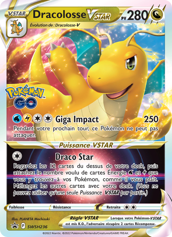 Dracolosse VSTAR SWSH236 — Sword & Shield Promos (French Pokémon TCG card)