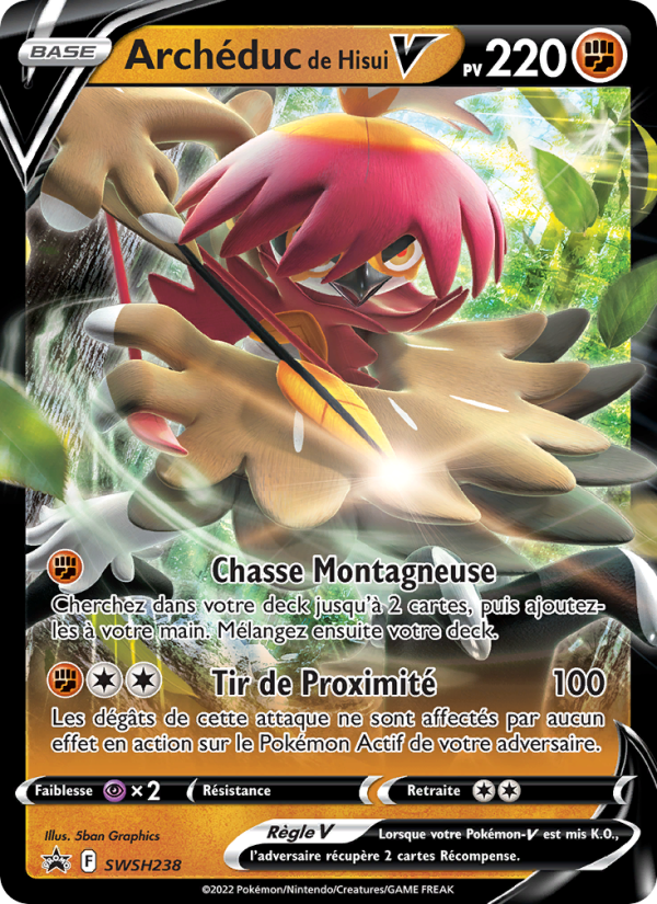 Archéduc de Hisui V SWSH238 — Sword & Shield Promos (French Pokémon TCG card)