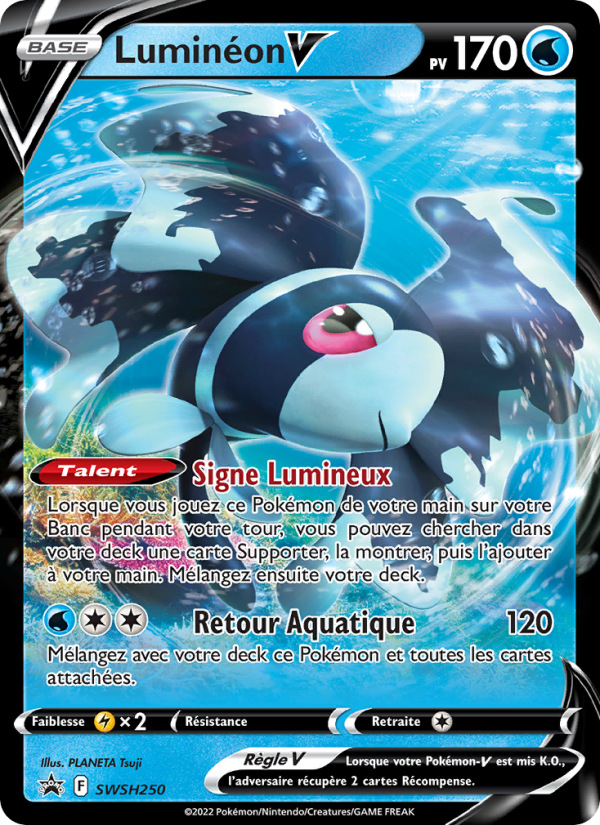 Luminéon V SWSH250 — Sword & Shield Promos (French Pokémon TCG card)