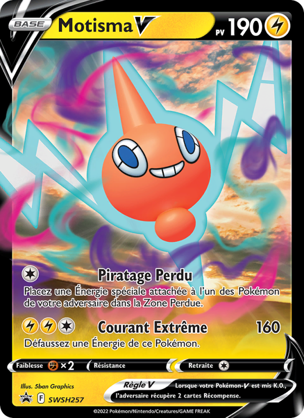 Motisma V SWSH257 — Sword & Shield Promos (French Pokémon TCG card)