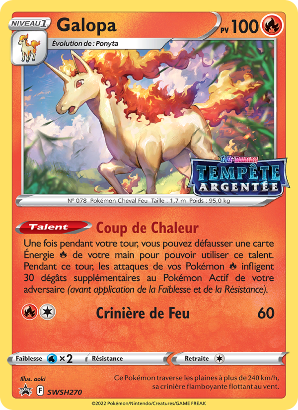 Galopa SWSH270 — Sword & Shield Promos (French Pokémon TCG card)