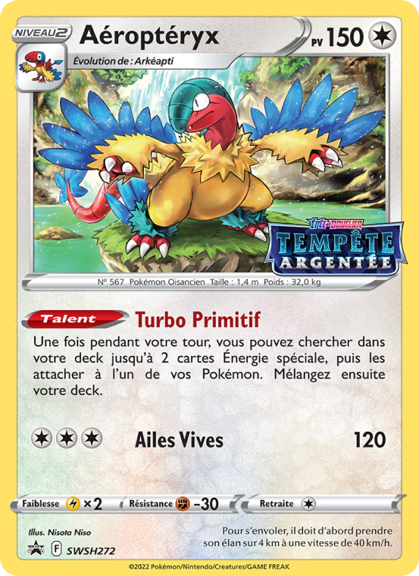 Aéroptéryx SWSH272 — Sword & Shield Promos (French Pokémon TCG card)