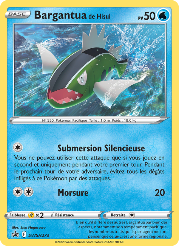 Bargantua de Hisui SWSH273 — Sword & Shield Promos (French Pokémon TCG card)