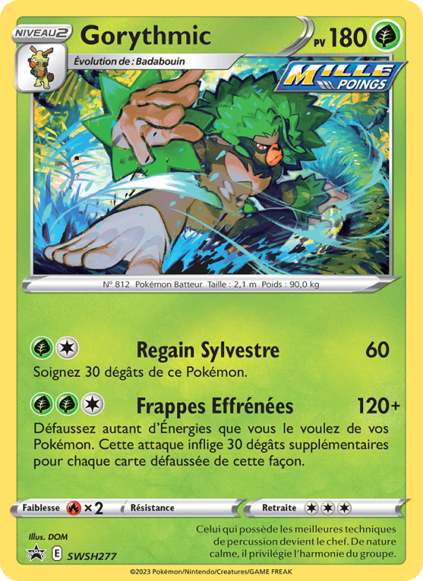 Gorythmic SWSH277 — Sword & Shield Promos (French Pokémon TCG card)