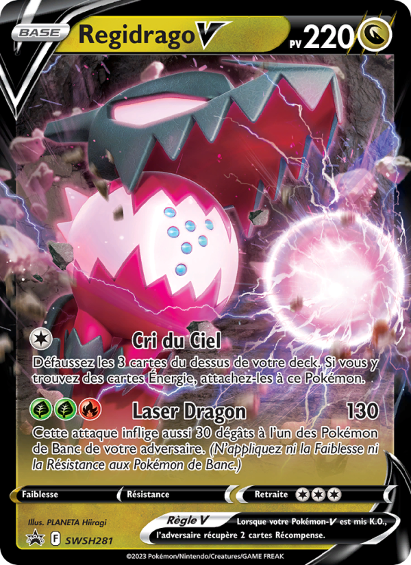 Regidrago V SWSH281 — Sword & Shield Promos (French Pokémon TCG card)