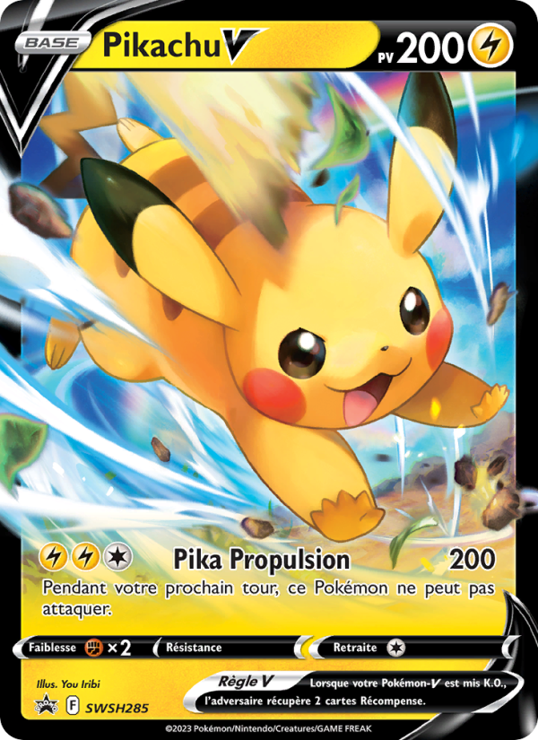 Pikachu V SWSH285 — Sword & Shield Promos (French Pokémon TCG card)