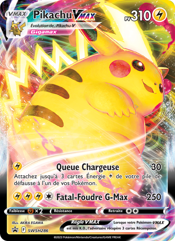 Pikachu VMAX SWSH286 — Sword & Shield Promos (French Pokémon TCG card)