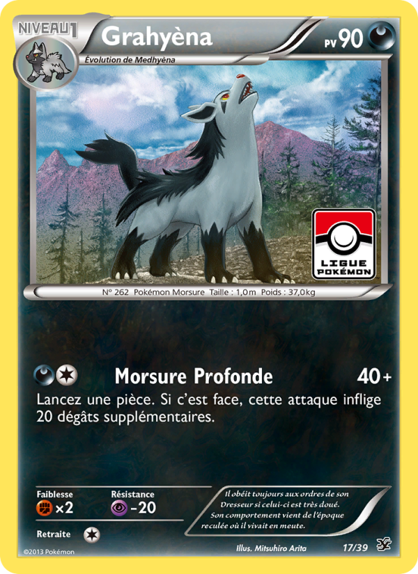 Grahyèna 17 — Kalos Starter Set (French Pokémon TCG card)