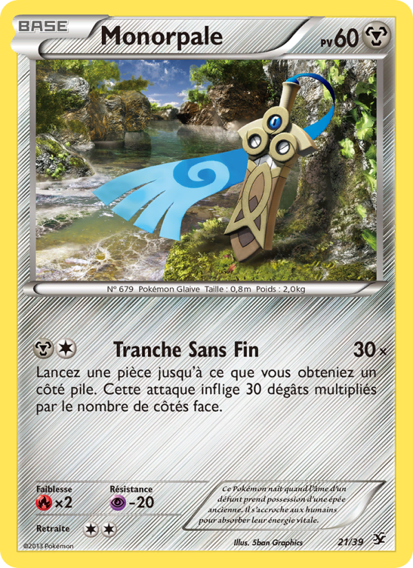 Monorpale 21 — Kalos Starter Set (French Pokémon TCG card)