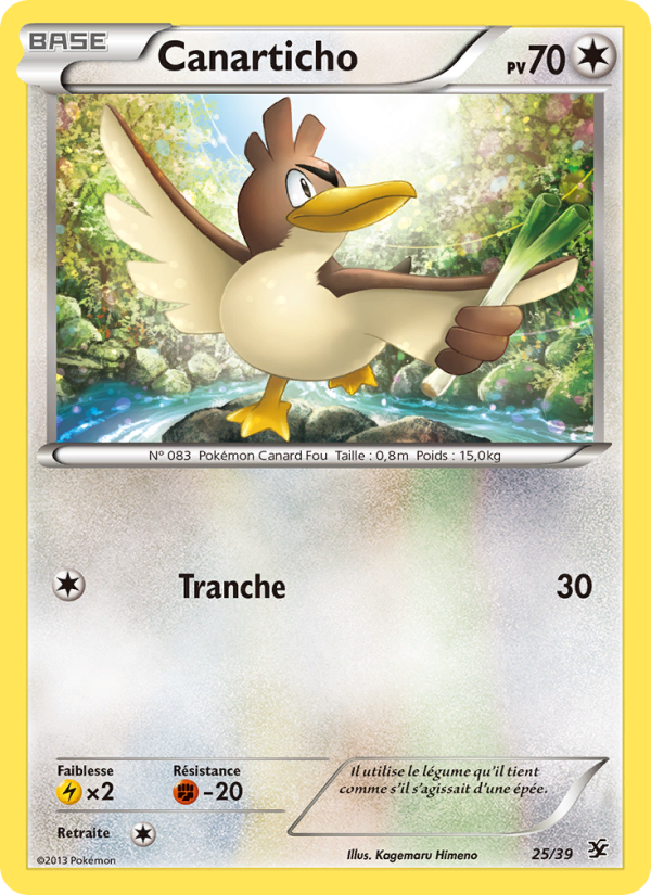 Canarticho 25 — Kalos Starter Set (French Pokémon TCG card)