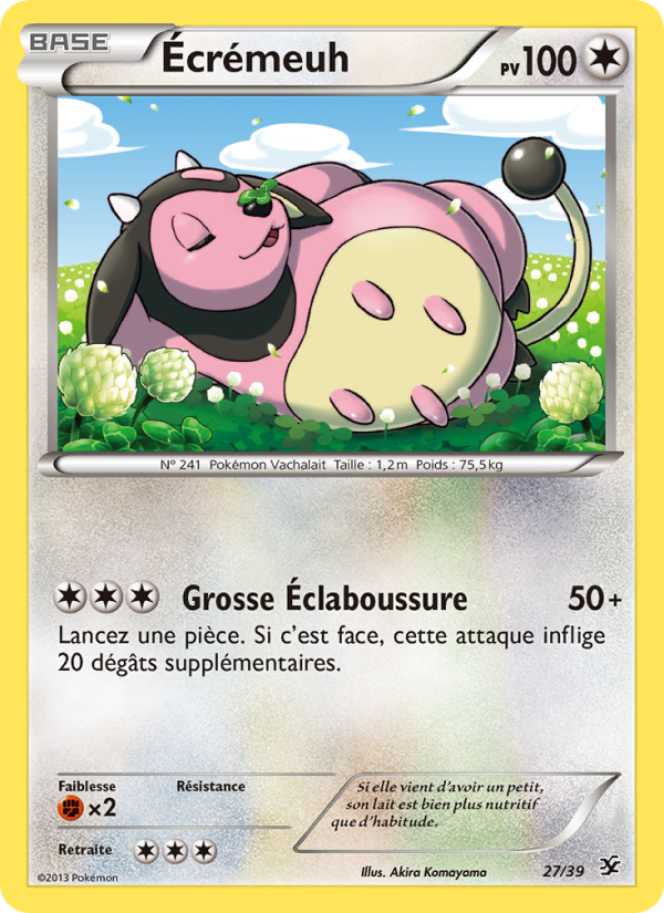 Écrémeuh 27 — Kalos Starter Set (French Pokémon TCG card)