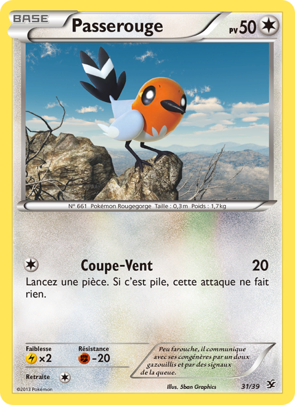 Passerouge 31 — Kalos Starter Set (French Pokémon TCG card)