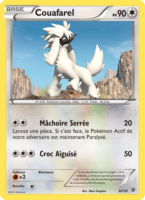 Couafarel 32 — Kalos Starter Set (French Pokémon TCG card)