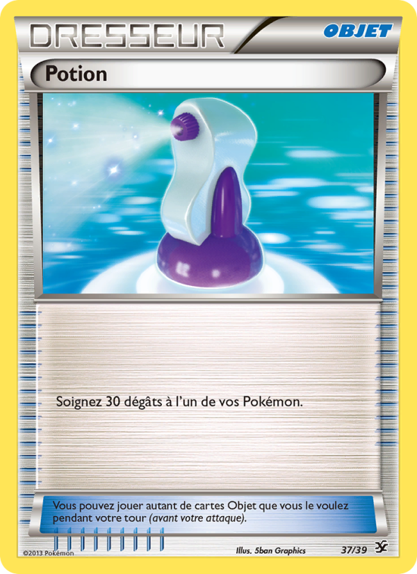 Potion 37 — Kalos Starter Set (French Pokémon TCG card)
