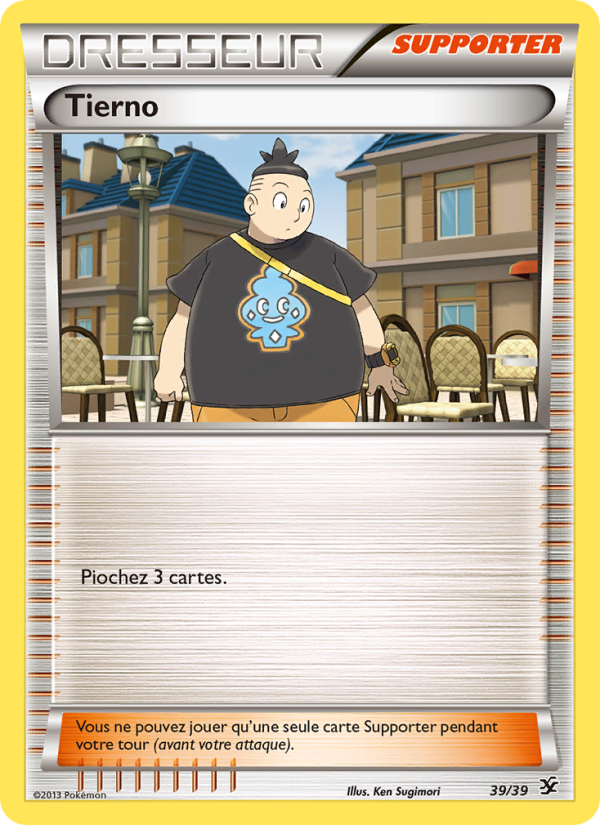 Tierno 39 — Kalos Starter Set (French Pokémon TCG card)
