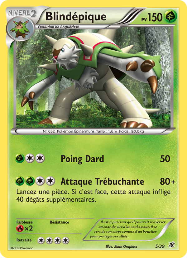 Blindépique 5 — Kalos Starter Set (French Pokémon TCG card)