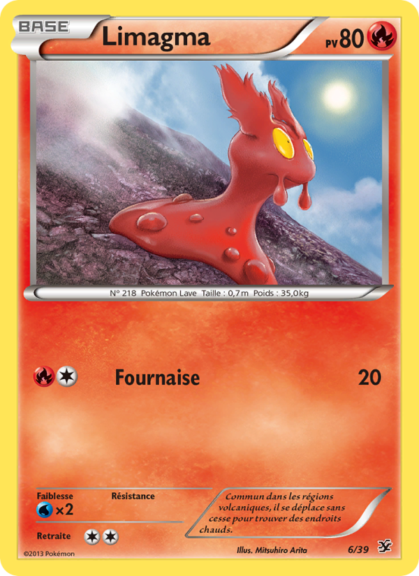 Limagma 6 — Kalos Starter Set (French Pokémon TCG card)