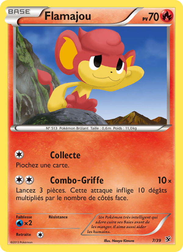 Flamajou 7 — Kalos Starter Set (French Pokémon TCG card)