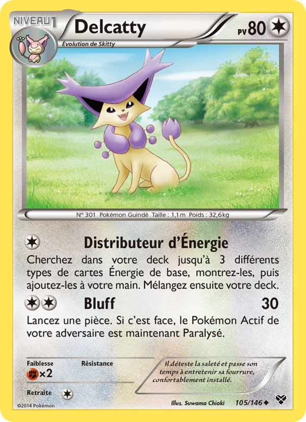 Delcatty 105 — XY (French Pokémon TCG card)
