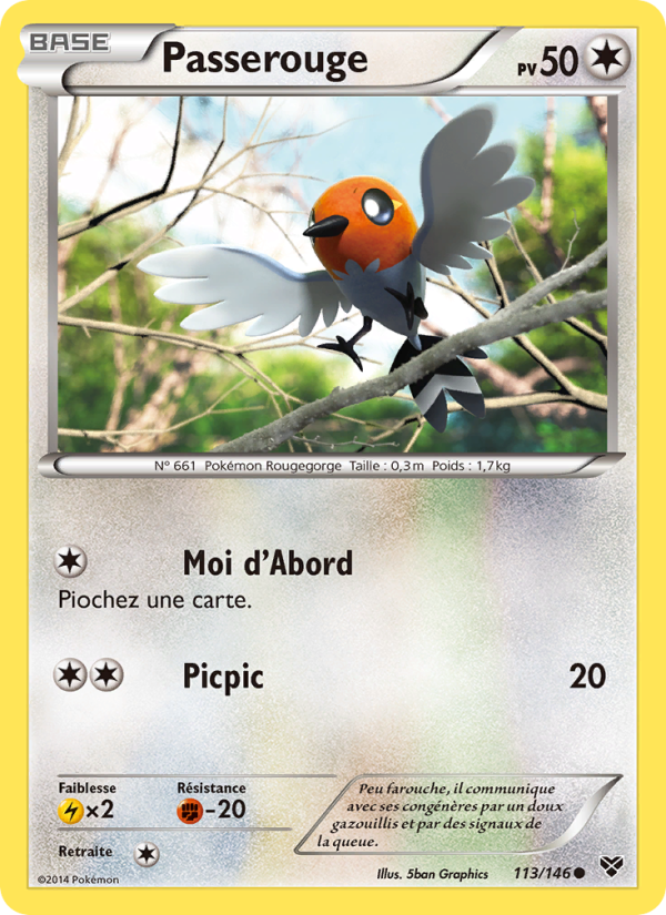 Passerouge 113 — XY (French Pokémon TCG card)