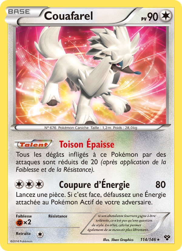 Couafarel 114 — XY (French Pokémon TCG card)