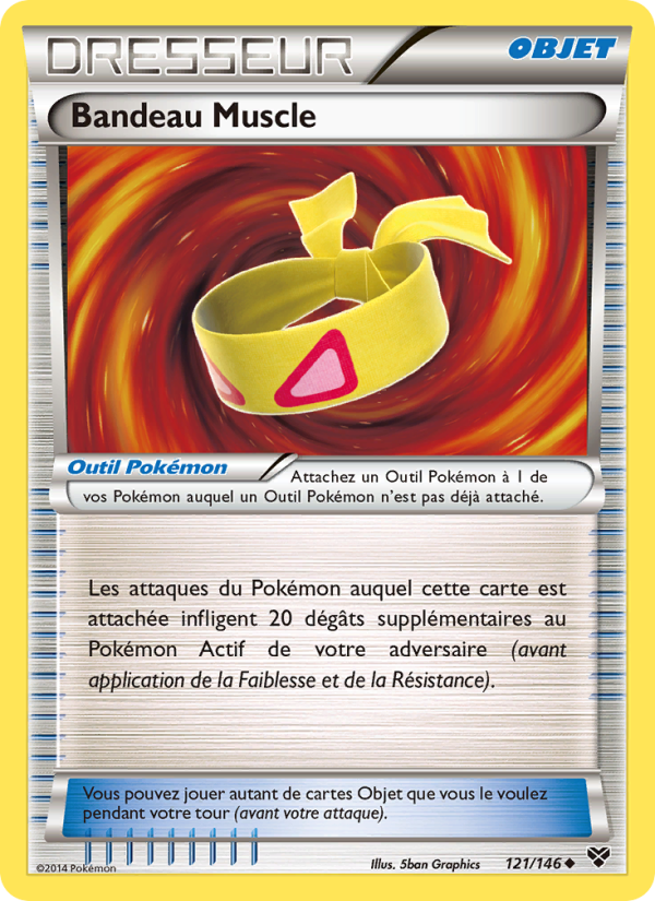 Bandeau Muscle 121 — XY (French Pokémon TCG card)