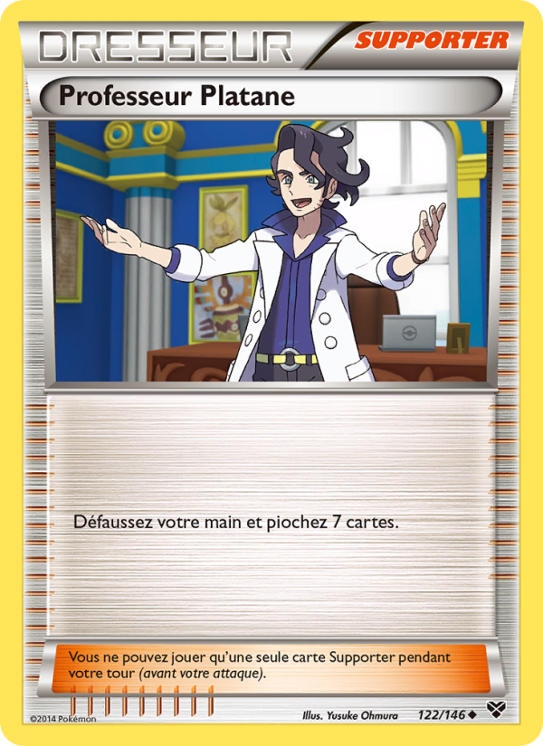 Professeur Platane 122 — XY (French Pokémon TCG card)