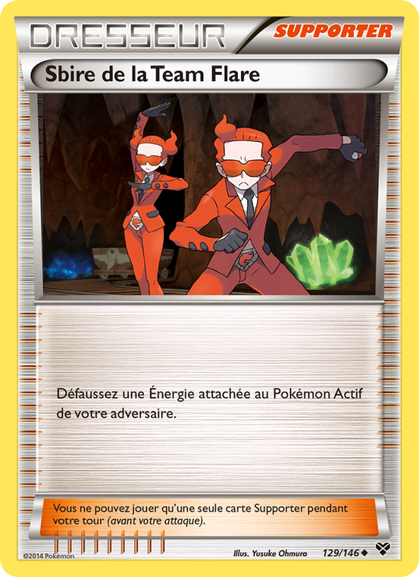 Sbire de la Team Flare 129 — XY (French Pokémon TCG card)