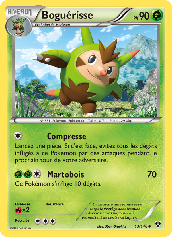Boguérisse 13 — XY (French Pokémon TCG card)
