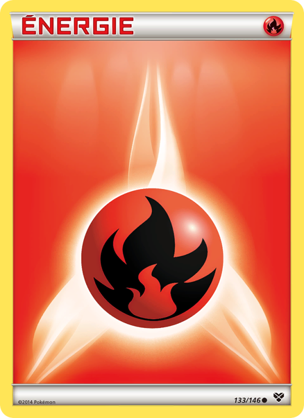 Énergie Feu 133 — XY (French Pokémon TCG card)
