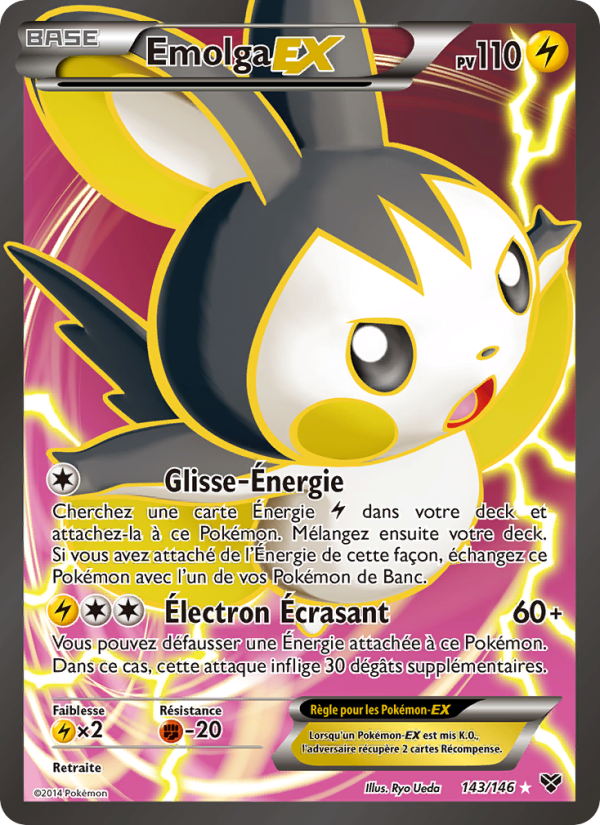 Emolga EX 143 — XY (French Pokémon TCG card)
